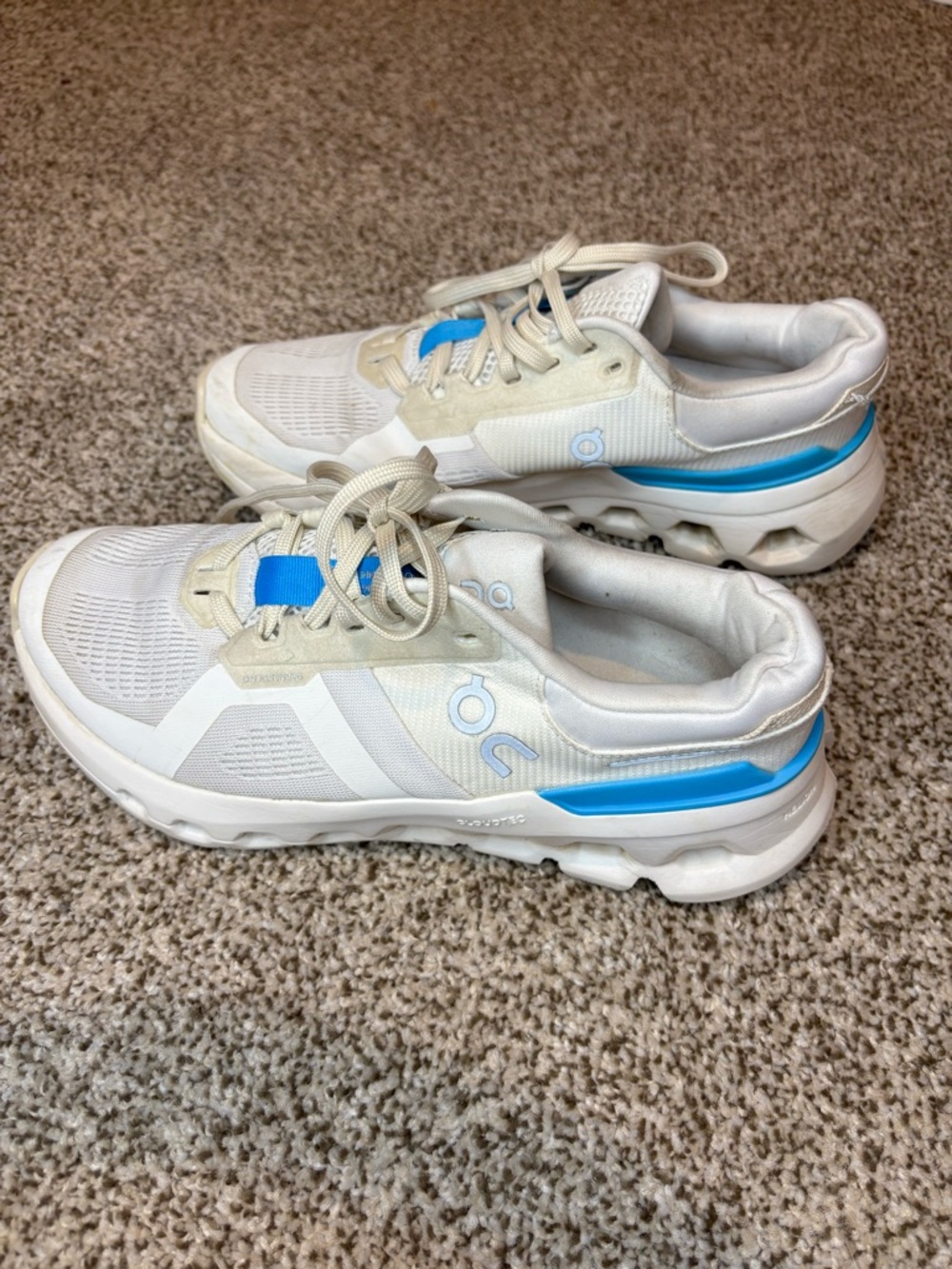 On Running White Cloudrunner 2 Sneakers